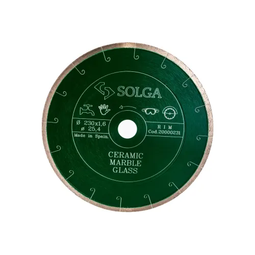 Диск алмазный SOLGA DIAMANT 230_25.4 Ceramics Marble сплошной керамика, мрамор (20000231)
