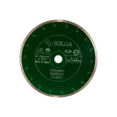 Диск алмазный SOLGA DIAMANT 250_25.4 Ceramics Marble сплошной керамика, мрамор (20000250)