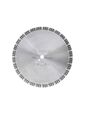 Диск алмазный SOLGA DIAMANT 400_25.4/20 Professional15 сегментный железобетон (сегмент 15мм) (лазерн