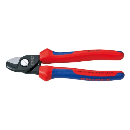 Кабелерез KNIPEX 165мм с двухкомпонентными чехлами