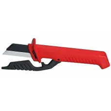 Нож для снятия изоляции KNIPEX для кабелей 185мм длина лезвия 50мм