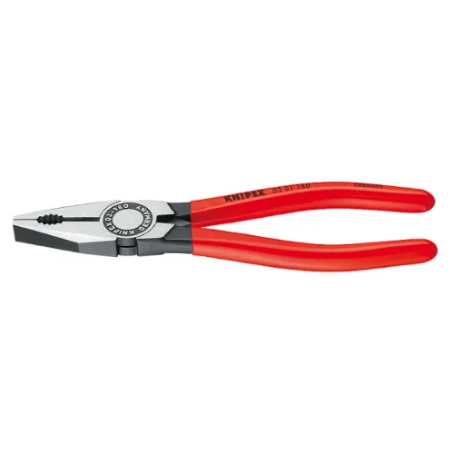 Пассатижи KNIPEX KN-0301160 - 160мм пластиковые чехлы черненые