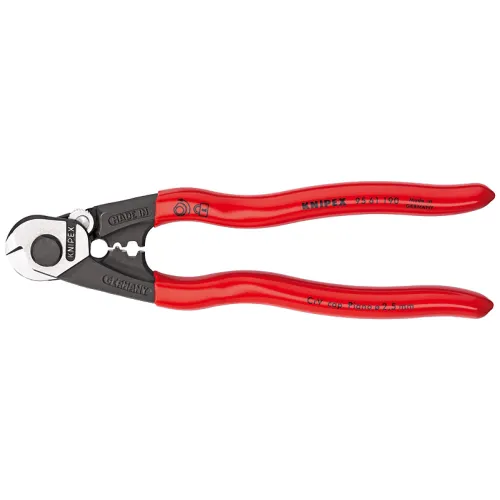 Тросорез KNIPEX 190мм с пластмассовыми чехлами
