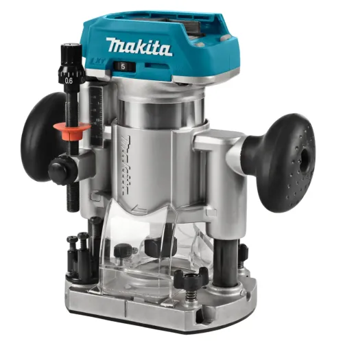 Акк. фрезер MAKITA DRT50ZJX2 кромочный, 18В Li-ion, 10000-30000 об/мин, 40 мм, 2.1 кг, без АКБ и ЗУ