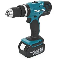 Аккумуляторный шуруповерт ударный MAKITA DHP453RFE, 18В, 2х3.0 Ач Li-ion, 13 мм, 0-400/0-1300 об/мин, 42/27 Нм, кейс