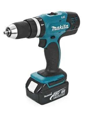 Аккумуляторный шуруповерт ударный MAKITA DHP453RFE, 18В, 2х3.0 Ач Li-ion, 13 мм, 0-400/0-1300 об/мин, 42/27 Нм, кейс
