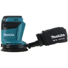Аккумуляторная эксцентриковая шлиф. машина MAKITA DBO180Z, 18В, 125 мм, 11000 об/мин, ход 2,8 мм, 1.7 кг, пылесборник