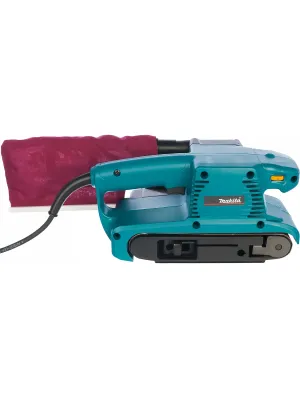 Ленточная шлиф.машина MAKITA 9911K, 650Вт 76х457мм 75-270м/мин 2.6кг кейс пласт.