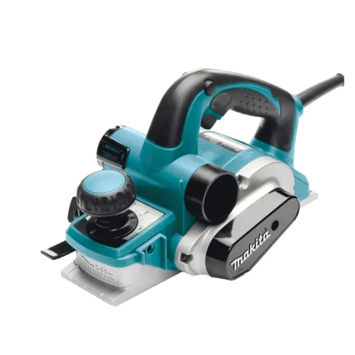 Рубанок MAKITA KP0810C, 1050 Вт, 12000 об\м, шир. 82 мм, глуб. 0-4 мм, 3.3 кг