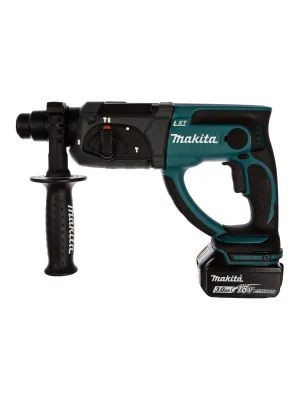 Аккумуляторный перфоратор MAKITA DHR202RF, 1х3Ач Li-Ion, SDS-plus, кейс