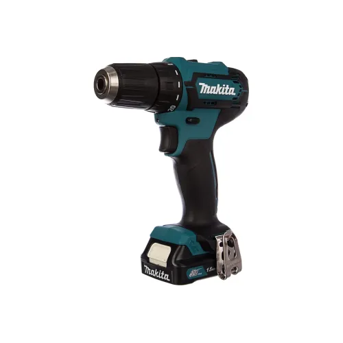 Акк. шуруповерт MAKITA DF333DWYE, 12 В, 2*1.5 Ач, 20 полож., 30 Нм, 0-450/0-1700 об/мин, БЗП 10 мм, 1.1 кг