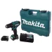 Акк. шуруповерт MAKITA DF333DWYE, 12 В, 2*1.5 Ач, 20 полож., 30 Нм, 0-450/0-1700 об/мин, БЗП 10 мм, 1.1 кг