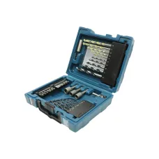 Набор насадок MAKITA 34 шт. держатель магн, отв. насадки, сверла д\дер, мет, бет, зенкер, кейс (D-36980)