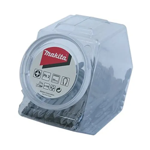 Бита MAKITA, двусторонняя PH2, 65 мм, E-form (100) D-31631