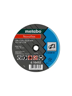 Диск отрезной METABO 150_22.2_3.0 сталь Novoflex прямой А30