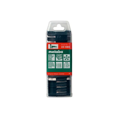 Набор пилок METABO по дереву 25шт (10хT144D, 10xT101D, 5xT244D)