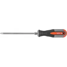 Отвёртка OMBRA двусторонняя “ROUND GRIP” РН2 х SL6 мм L=150 мм
