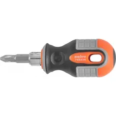 Отвёртка OMBRA двусторонняя “ROUND GRIP” РН2 х SL6 мм L=38 мм