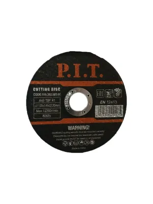 Диск отрезной P.I.T. 125_22_1.6 по металлу (518.302.003.01)