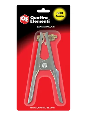 Зажим QUATTRO ELEMENTI массы 300A (блистер) (770-322)