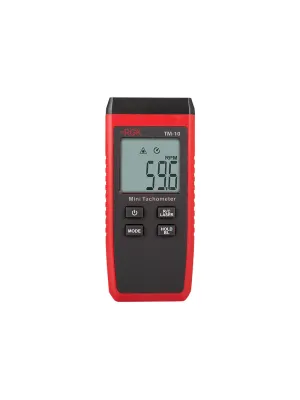 Тахометр RGK TM-10, от 10 до 99999 об/мин. с точностью ±(2+0,04%).