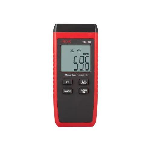 Тахометр RGK TM-10, от 10 до 99999 об/мин. с точностью ±(2+0,04%).
