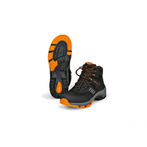 Спецодежда STIHL ботинки WORKER чёрные/оранжевые 44р-р (0000-885-1244), EN ISO 20345-S2