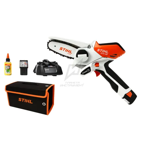 Аккумуляторная пила цепная STIHL GTA 26, АКБ и ЗУ