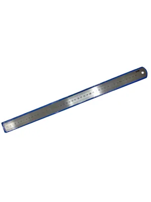 Линейка UNIPRO 450х28х0.8мм, нерж.сталь
