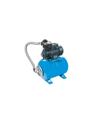 Насосная станция UNIPUMP AUTO QB 60, с г/а 24 л, автоматическая вихревого типа, 370 Вт, 30 л/мин, всас. 8 м (37928)