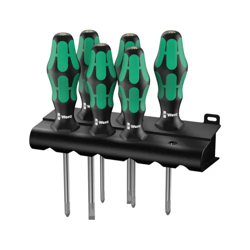 Набор отверток WERA Kraftform Plus Lasertip +стойка 6пр.