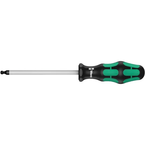 Отвёртка WERA 3.0x100мм шестигран. сферическая головка Kraftform Plus