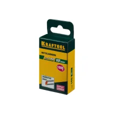Скобы KRAFTOOL закаленные (1000 шт) 10 мм, зеленые (31680-10)