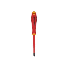 Отвертка диэлектрическая FELO E-Slim Ergonic, PZ 2х100 мм (41529390)