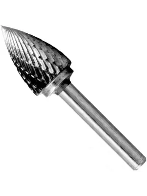 Борфреза FEIDA TOOLS элипсовидная твердосплавная 8.0* 65мм, твёрдость порядка 1500 HV
