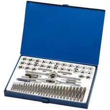 Набор метчиков и плашек FEIDA TOOLS (TD6001) 60шт металл.коробка (125п)