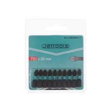 Бита Jettools PH2x25 (10шт), высокомагнитная 