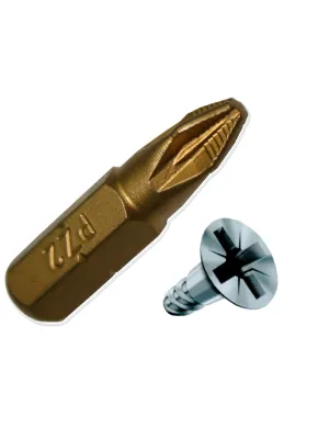 Бита ПРАКТИКА РZ-2-25мм Tin 1шт блистер серия Эксперт