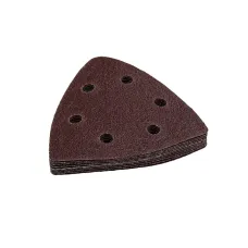 Насадка для МФИ ПРАКТИКА шлиф.листы дельта VELCRO 6 отв. 93мм P 80 10шт. (240-447)