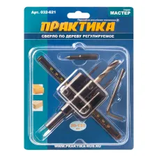 Сверло по дереву ПРАКТИКА, балеринка 30-120мм (блистер) (032-621) Мастер