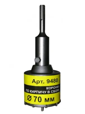 Коронка по кирпичу SDS+ в сборе ЭНКОР ТС 70х50мм 1/4/24 (9480)