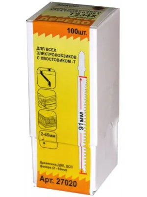 Пилки для лобзиков ЭНКОР T234 X PROGR HCS 1шт/100 (2 608 663 622)