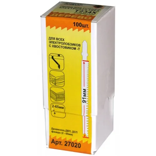 Пилки для лобзиков ЭНКОР T234 X PROGR HCS 1шт/100 (2 608 663 622)