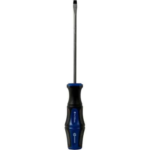 Отвёртка КОБАЛЬТ Ultra Grip SL 4.0х100мм CR-V двухкомп.рукоятка (1шт) подвес (646-249)