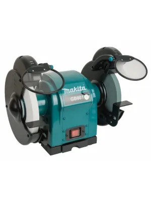 Точило MAKITA GB 801 по металлу, 550 Вт, 205x19x15.88 мм, 2850 об/мин, 20.5 кг