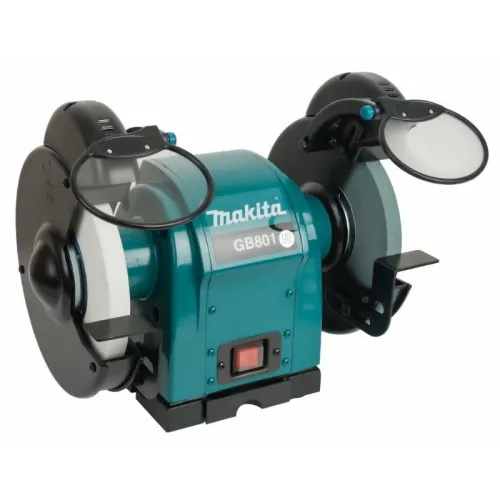 Точило MAKITA GB 801 по металлу, 550 Вт, 205x19x15.88 мм, 2850 об/мин, 20.5 кг