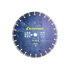 Диск алмазный CHAMPION 350_25.4/10 Concremax, старый бетон/железобетон с наполн.сред.тв. (C1629)
