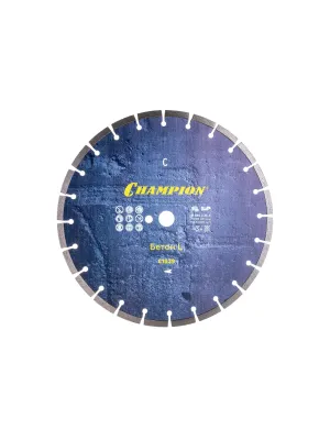 Диск алмазный CHAMPION 350_25.4/10 Concremax, старый бетон/железобетон с наполн.сред.тв. (C1629)