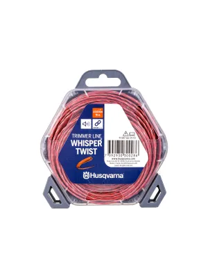 Корд триммерный HUSQVARNA бесшумный Whisper Twist, 2.0 мм/15 м, в блистере