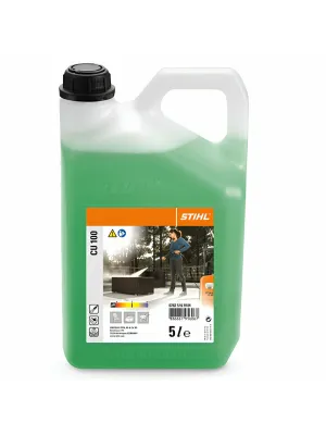Моющее средство STIHL СU 100 универсальное 5л. (PH 7.0-8.0), для бережного удаления любых загрязнений с твердых поверхностей